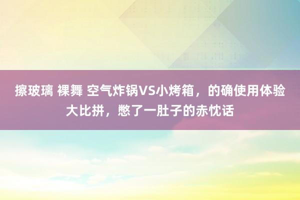 擦玻璃 裸舞 空气炸锅VS小烤箱，的确使用体验大比拼，憋了一肚子的赤忱话