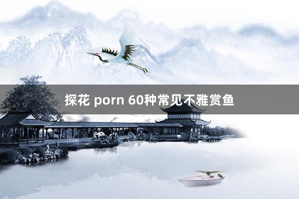 探花 porn 60种常见不雅赏鱼