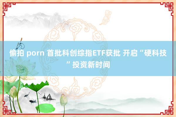 偷拍 porn 首批科创综指ETF获批 开启“硬科技”投资新时间