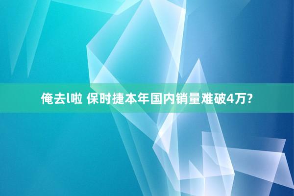 俺去l啦 保时捷本年国内销量难破4万?